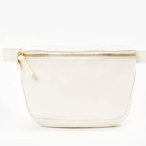 Clare v leather fanny pack